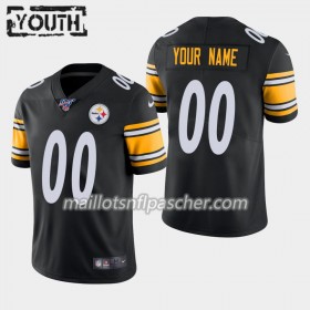 Maillot Pittsburgh Steelers Custom Nike Noir I 100th - Enfant